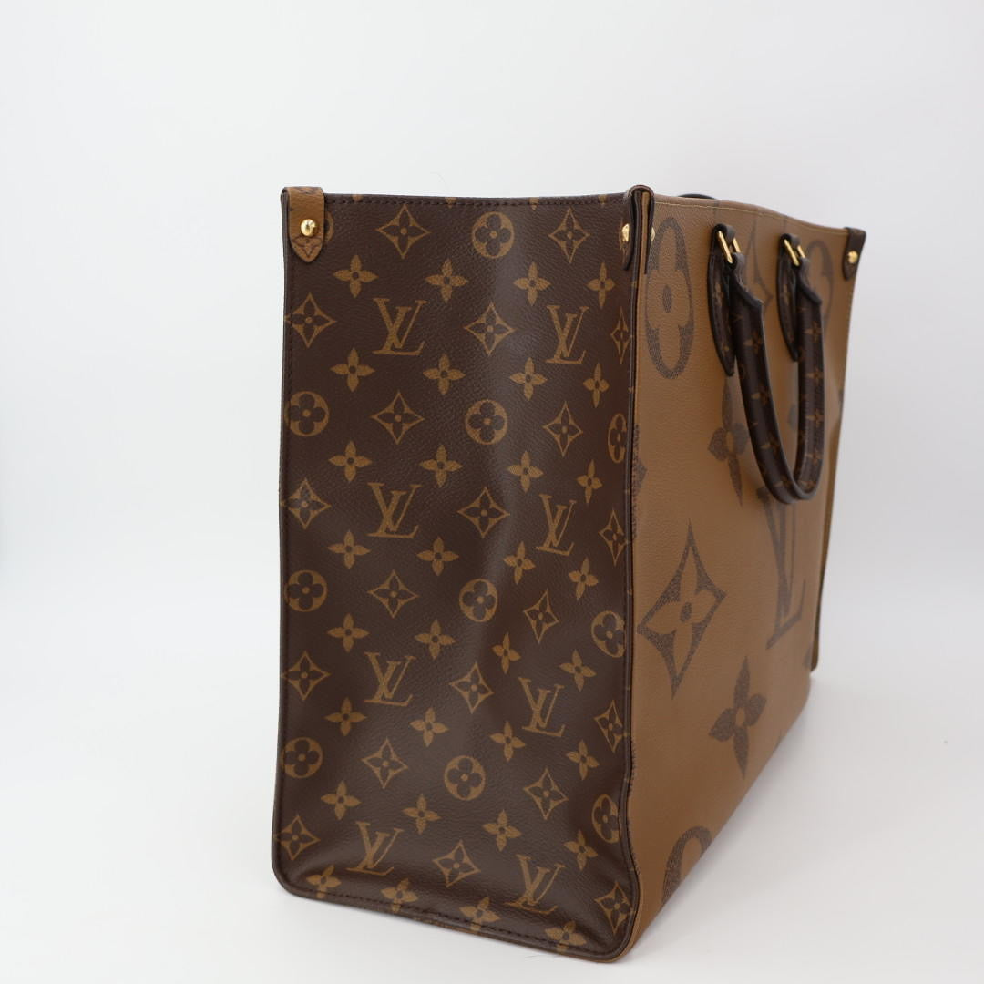 LOUIS VUITTON 2WAY トートバッグ オンザゴーGM モノグラム