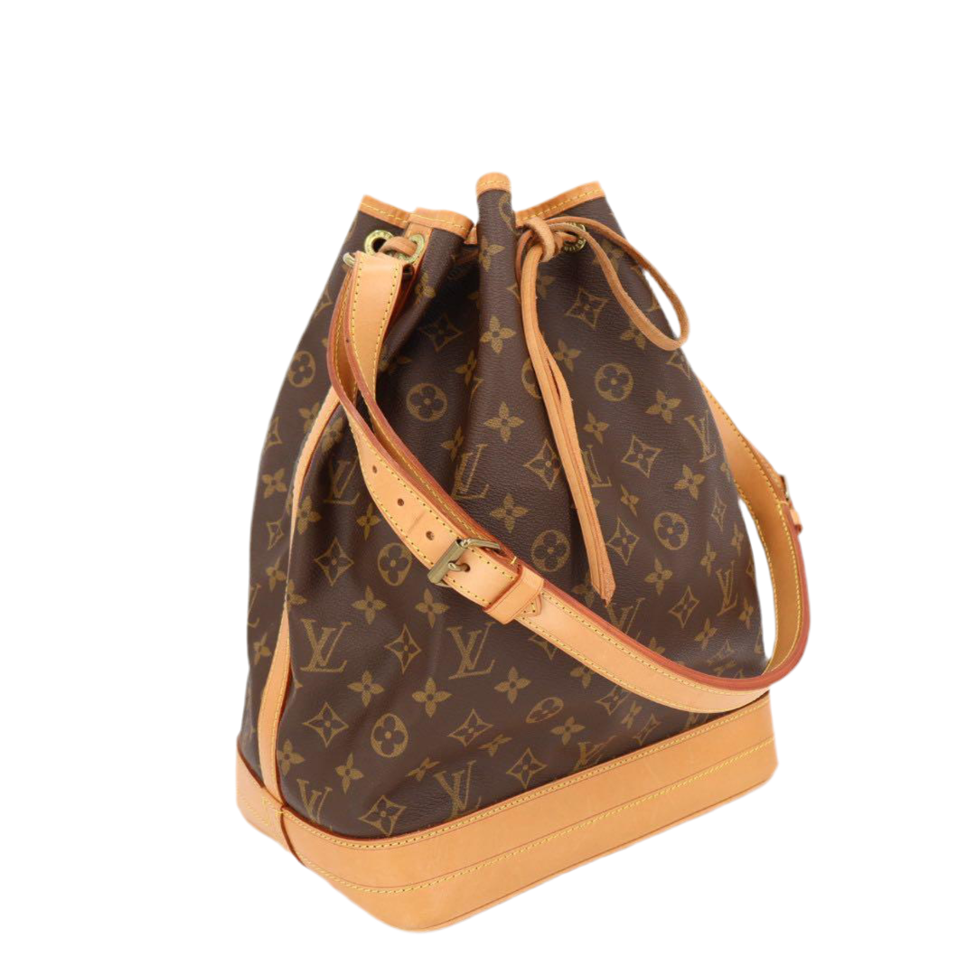 ルイ・ヴィトン LOUIS VUITTON モノグラム ノエ M42224 ブラウン PVC ショルダーバッグ