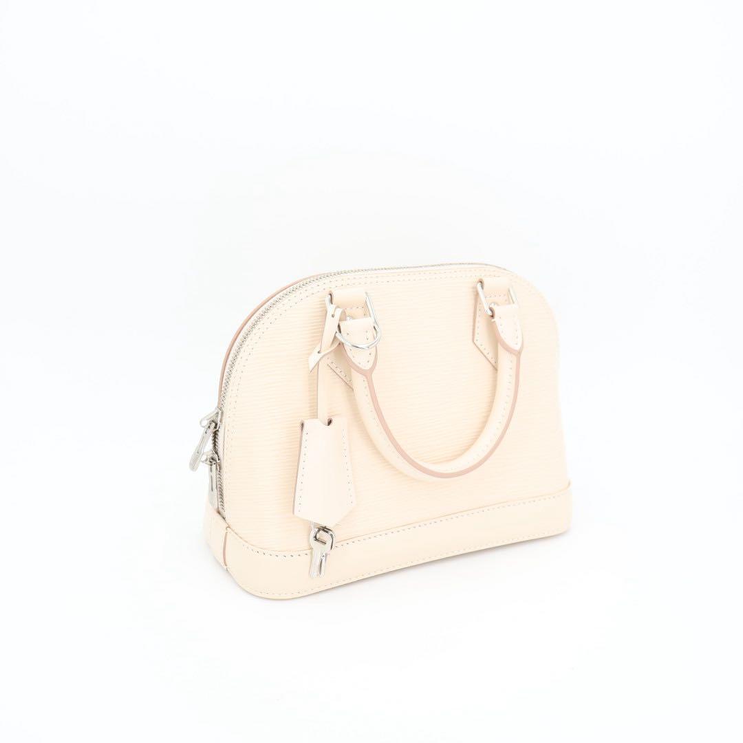 ルイ・ヴィトン LOUIS VUITTON レディース エピ アルマ BB ホワイト ハンドバッグ 美品