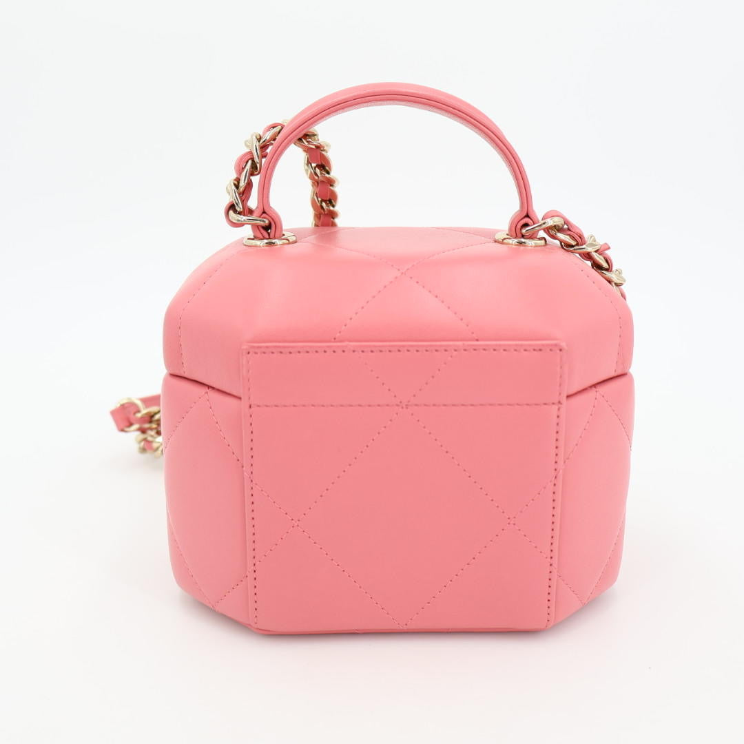 シャネル CHANELハンドバッグ ココマーク マトラッセ ヴァンドーム バニティ ラムスキン 2wayショルダーバッグ