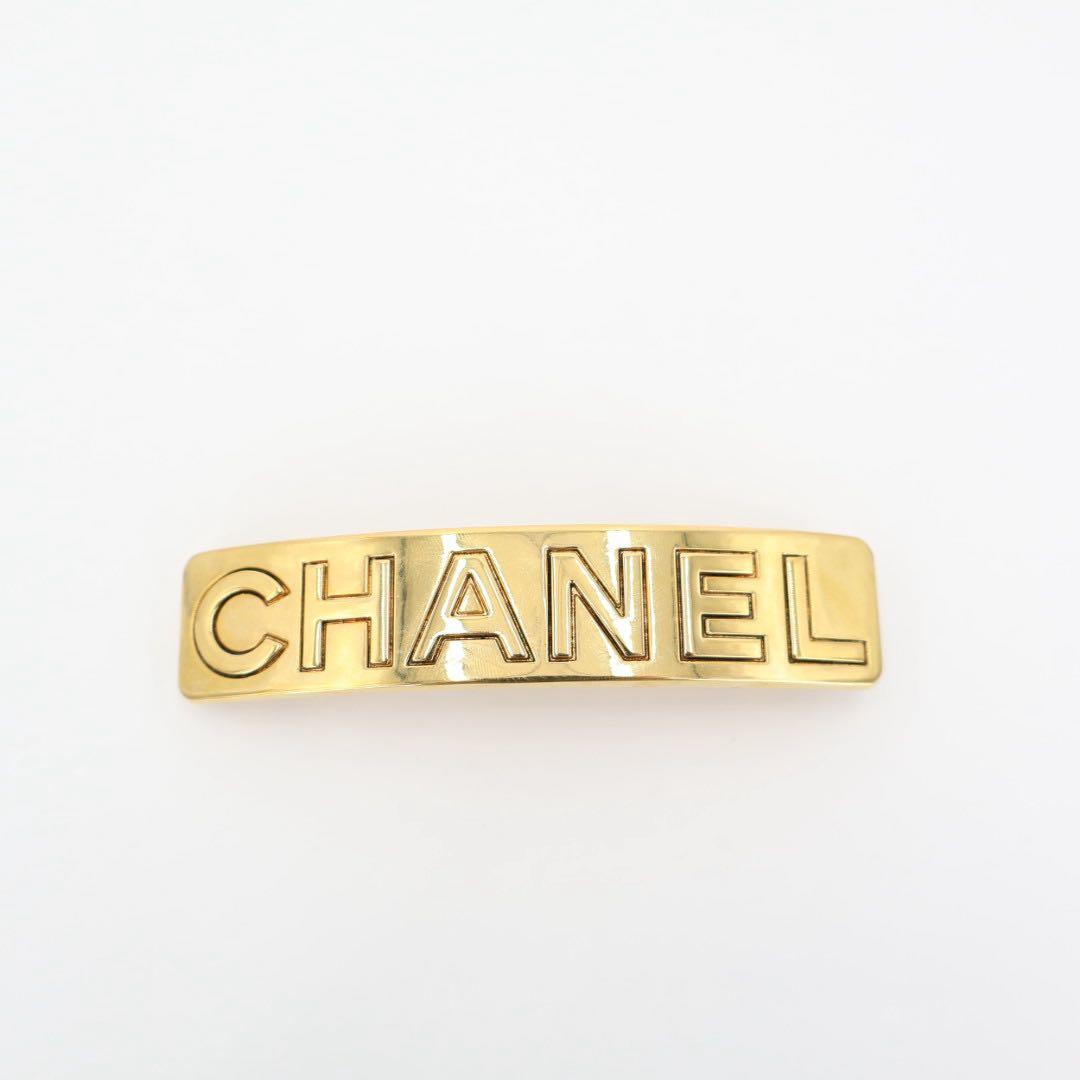 シャネル CHANEL シャネルロゴバレッタ バレッタ メタル