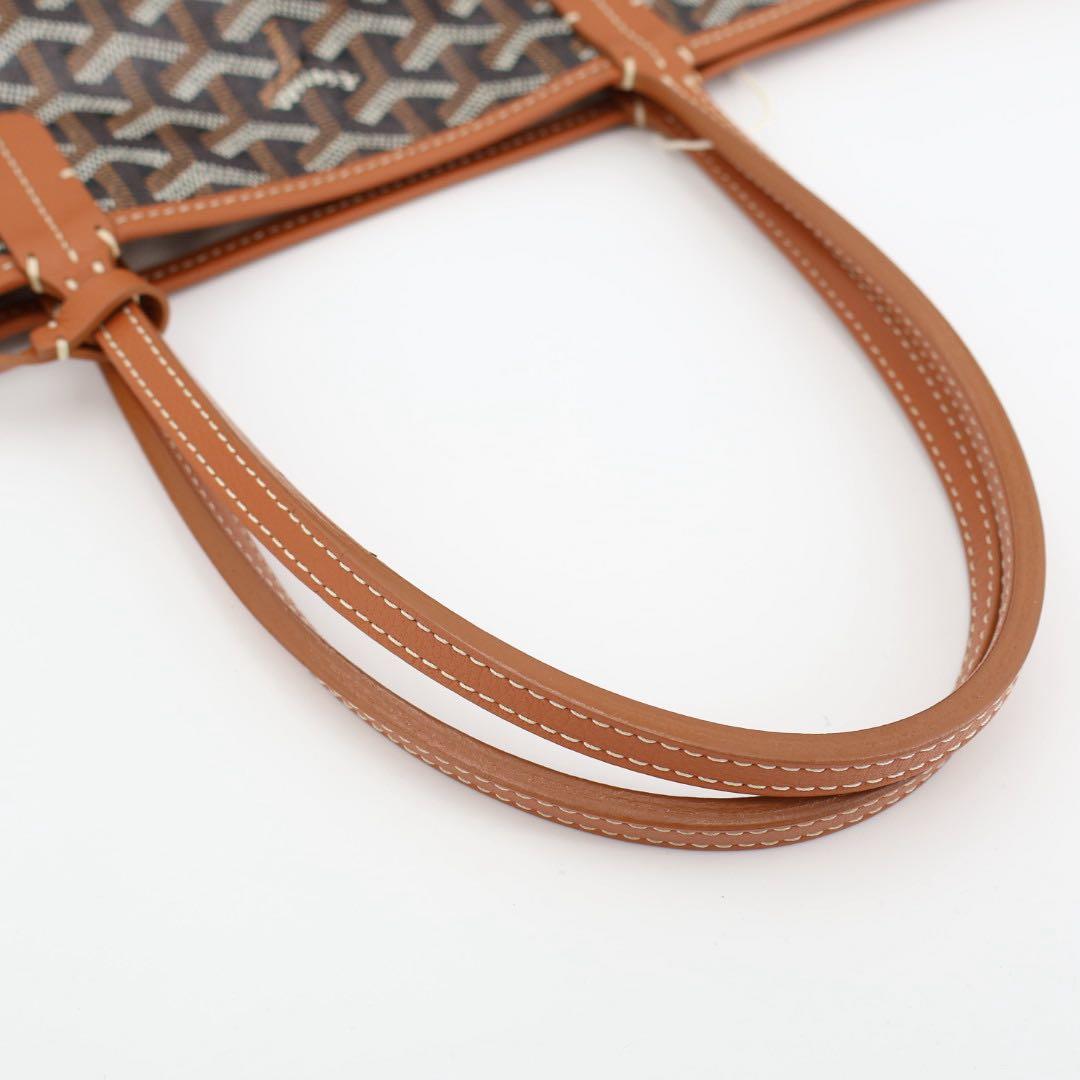 ゴヤール GOYARD サンルイPM トートバッグ PVCコーティングキャンバス ブラウン レディース