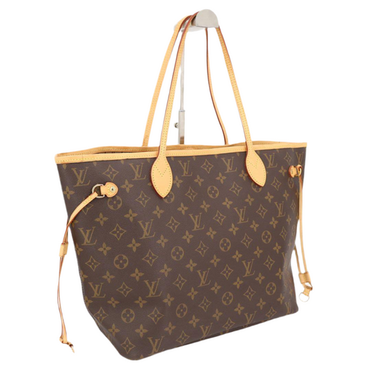 ルイ・ヴィトン LOUIS VUITTON モノグラム ネヴァーフルMM M40156 ブラウン PVC トートバッグ