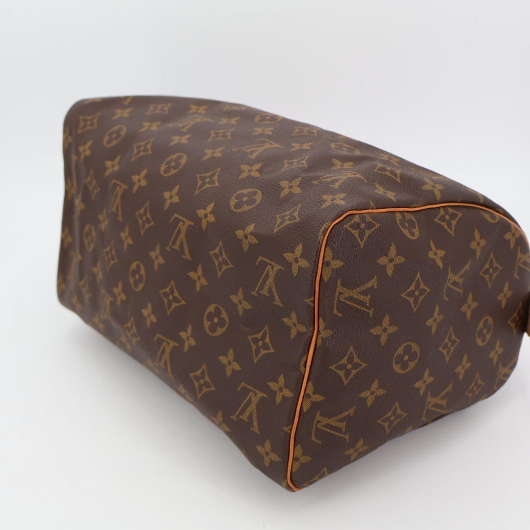 ルイ ヴィトン LOUIS VUITTON モノグラム スピーディ30 M41108 ハンドバッグ ブラウン