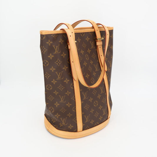 ルイヴィトン LOUIS VUITTON GM M42236 トートバッグ モノグラムキャンバス/ヌメ革 ブラウン