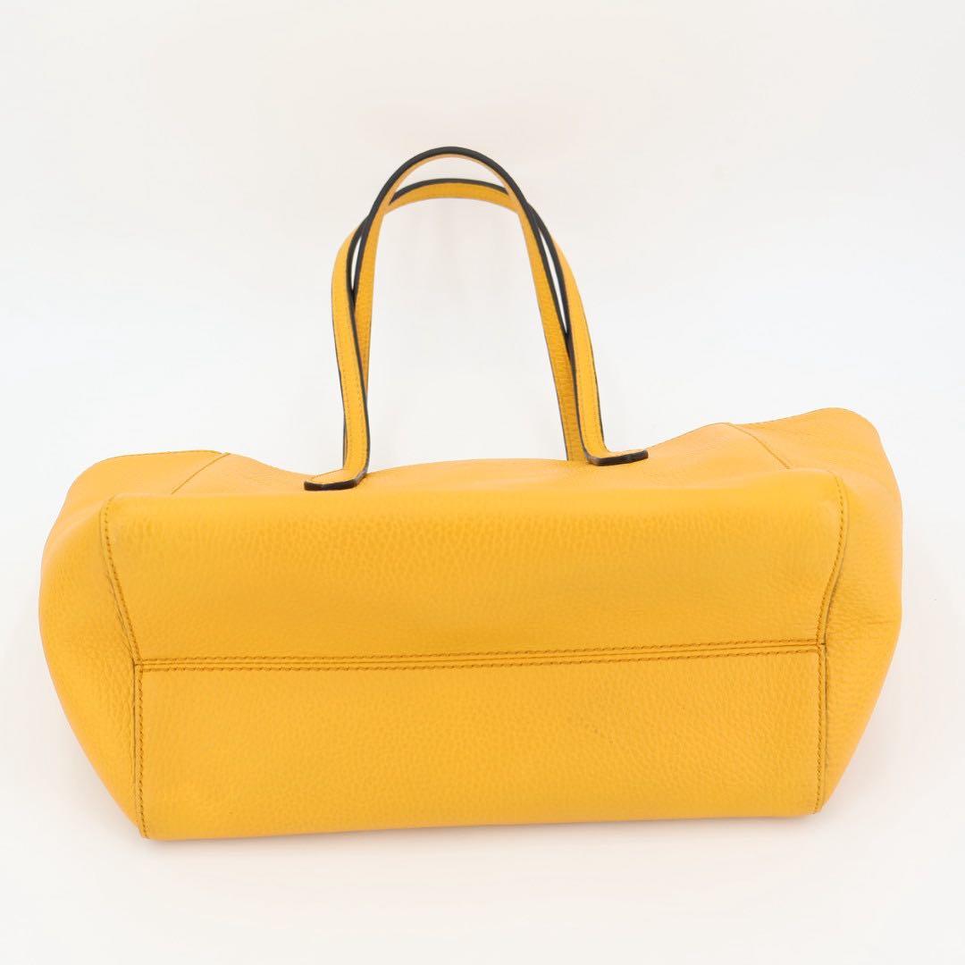 グッチ GUCCI スウィング イエロー ゴールド金具 レザー 354397 トートバッグ ショルダーバッグ