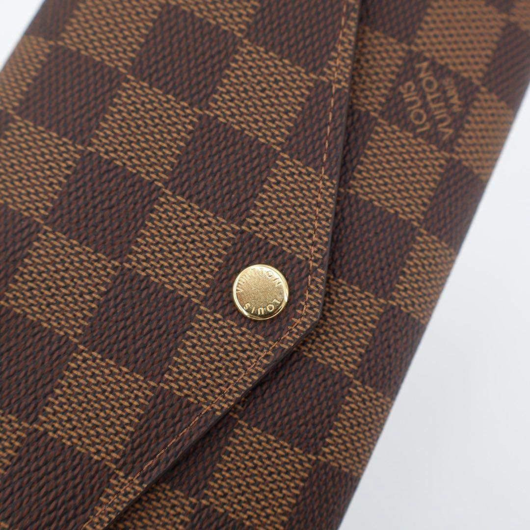 ルイヴィトン LOUIS VUITTON ダミエ ポルトフォイユ・サラ ダミエ 財布 N63209