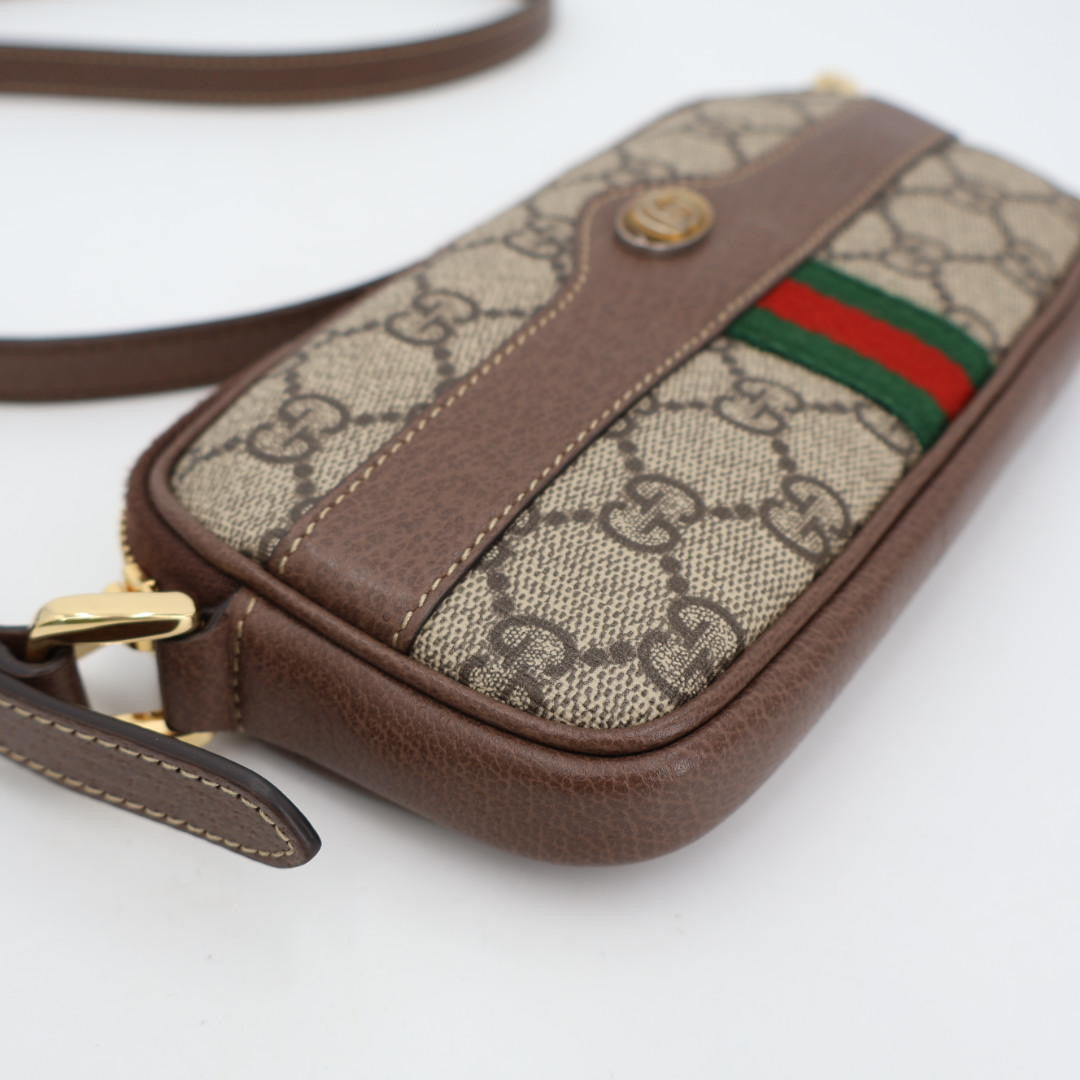グッチ GUCCI 斜め掛け ショルダーバッグ レディース ブランド GUCCI オフィディア ショルダーバッグ 598664 ベージュ バッグ 美品