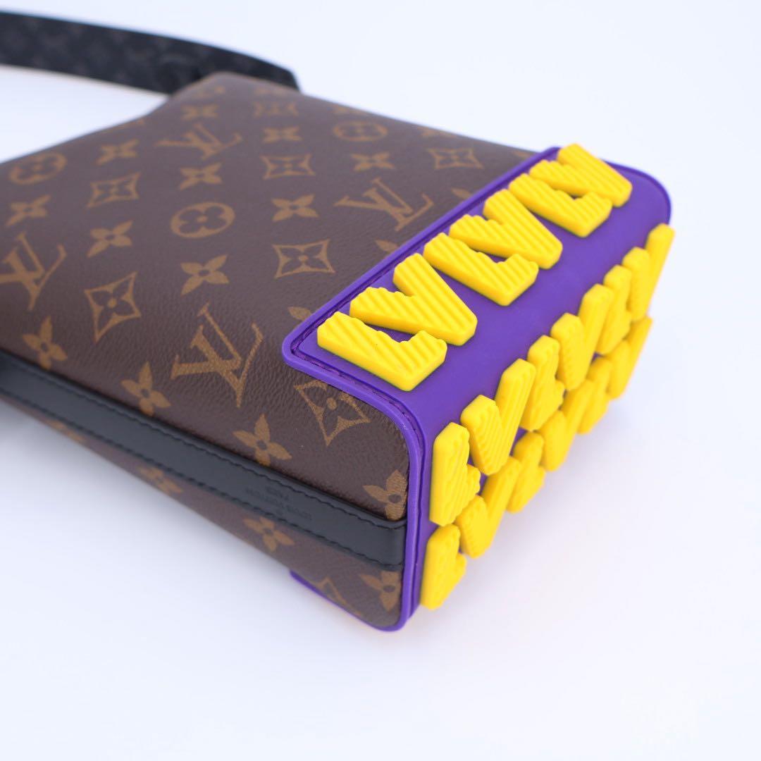 ルイヴィトン LOUIS VUITTON M57966 モノグラムxモノグラム･エクリプスxラバー クルーザー･メッセンジャー バッグ 美品