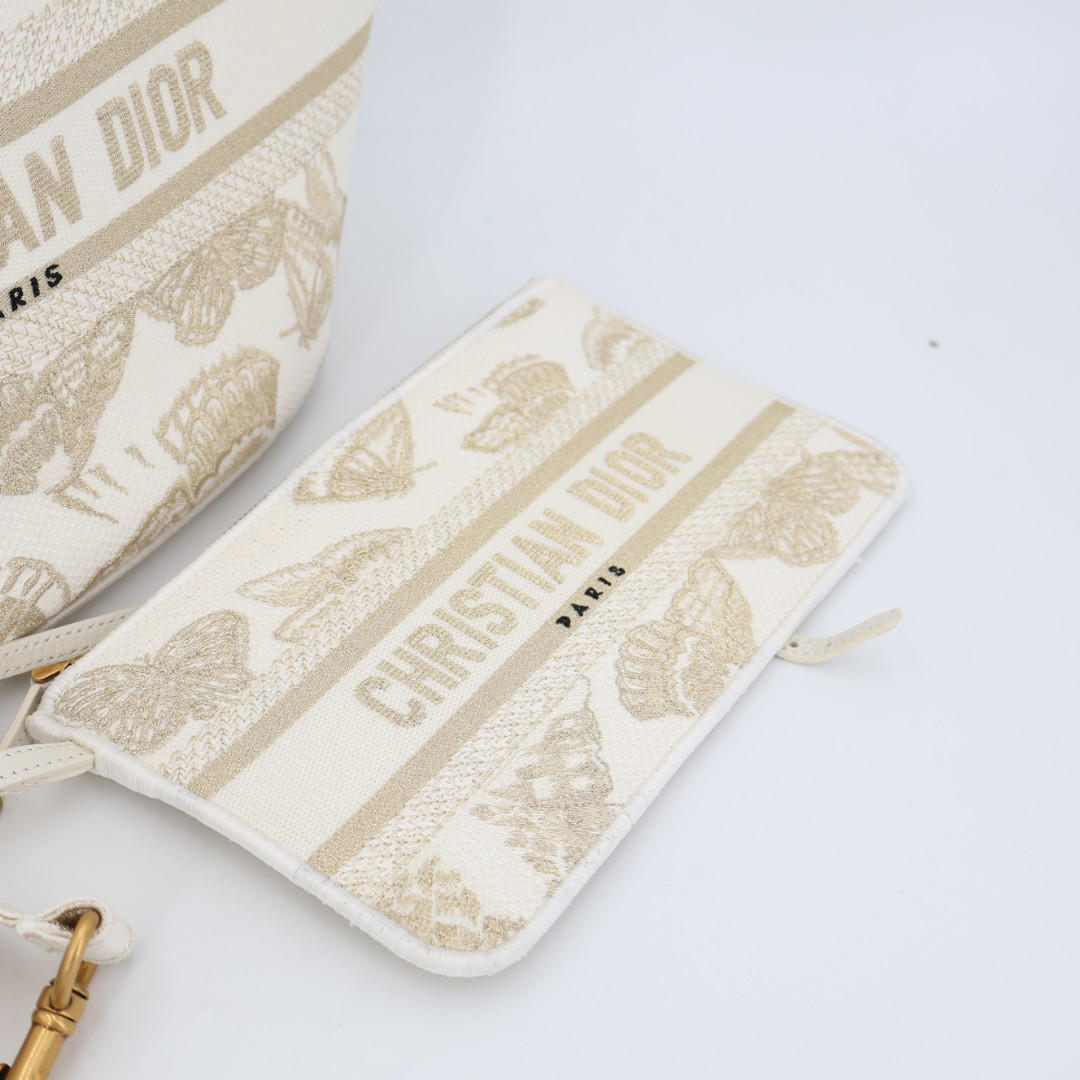 クリスチャンディオール Christian Dior バケットバッグ ショルダーバッグ 3WAY 美品