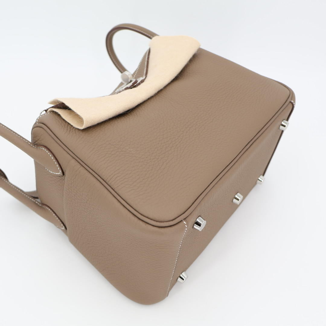 エルメス HERMES リンディ 26 エトゥープ トリヨンクレマンス シルバー金具