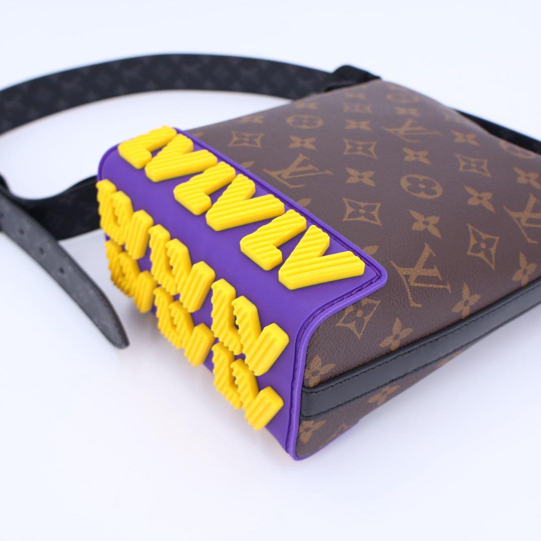 ルイヴィトン LOUIS VUITTON M57966 モノグラムxモノグラム･エクリプスxラバー クルーザー･メッセンジャー バッグ 美品