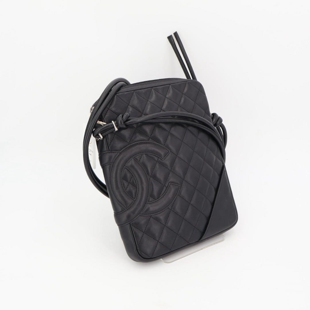 シャネル CHANEL カンボンライン スモールポシェットA 25177 レディース ショルダーバッグ