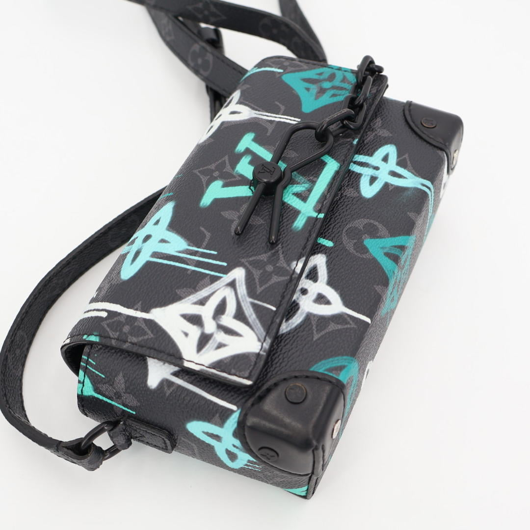 ルイヴィトン LOUIS VUITTON ショルダーバッグ メンズ モノグラムエクリプス グラフィティ スティーマー・ウェアラブルウォレット