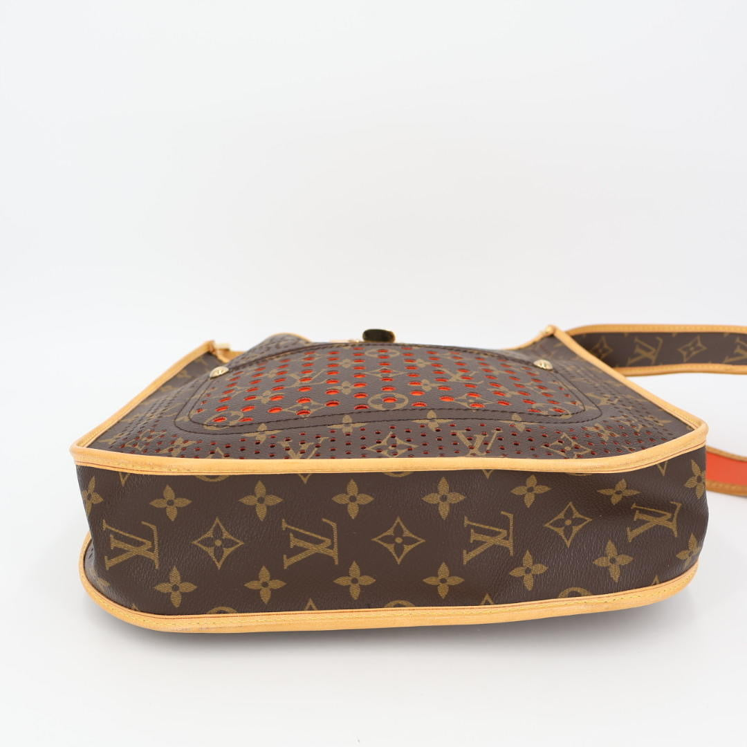 ルイ ヴィトン LOUIS VUITTON モノグラム ペルフォ ミュゼット ショルダー バッグ オランジュ