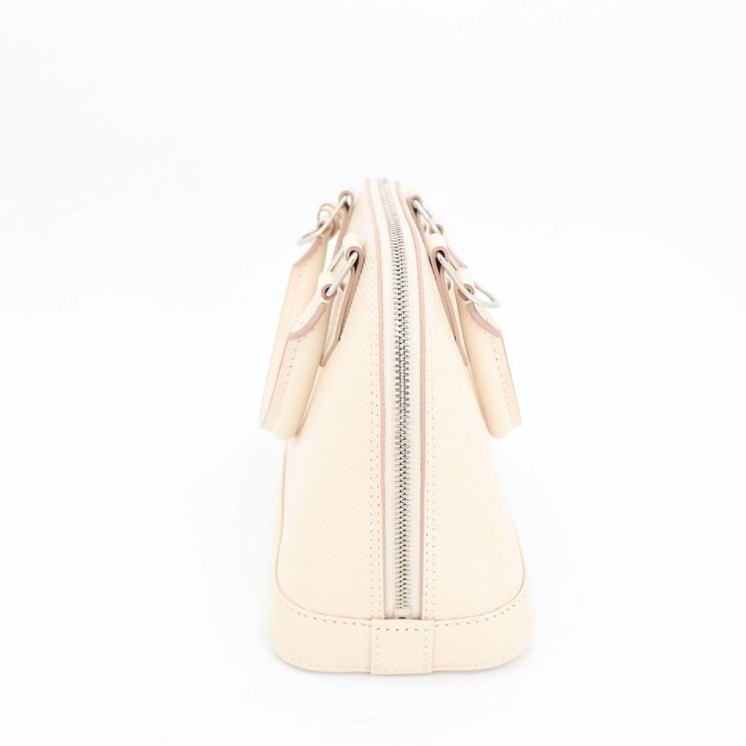 ルイ・ヴィトン LOUIS VUITTON レディース エピ アルマ BB ホワイト ハンドバッグ 美品