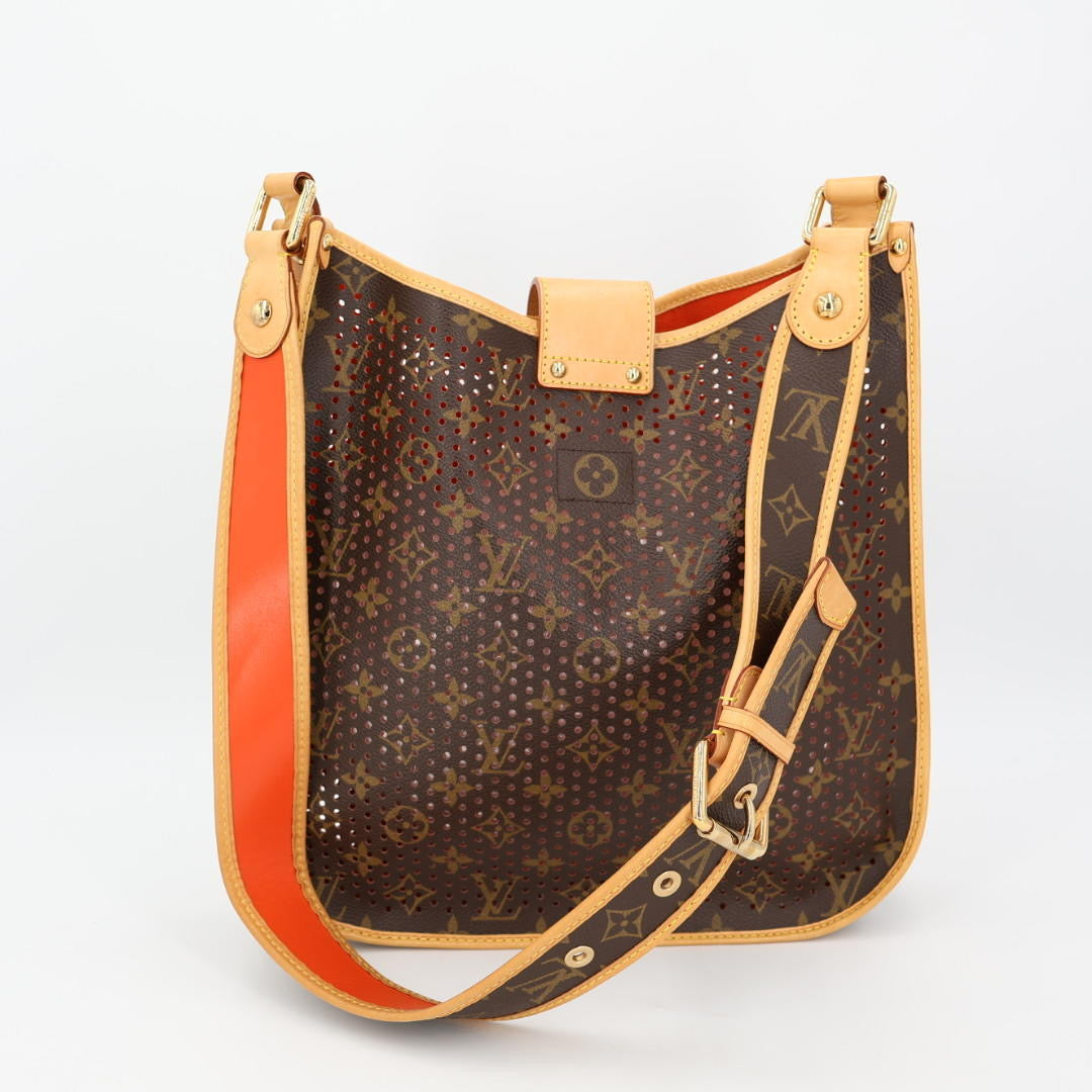 ルイ ヴィトン LOUIS VUITTON モノグラム ペルフォ ミュゼット ショルダー バッグ オランジュ