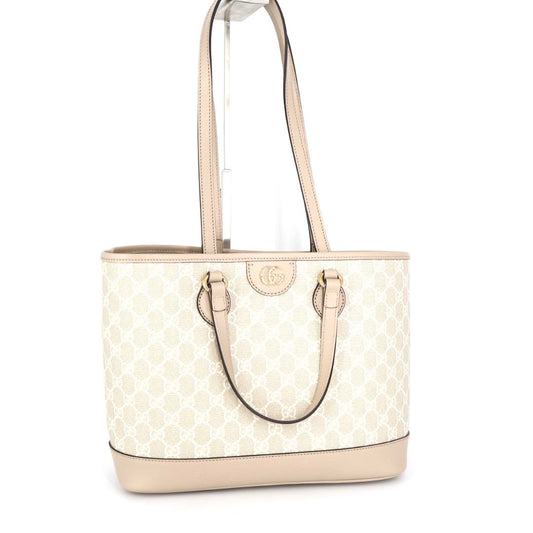 グッチ GUCCI バッグ レディース トートバッグ ショルダーバッグ スモールトートバッグ オフィディア GGスプリーム ホワイト ベージュ