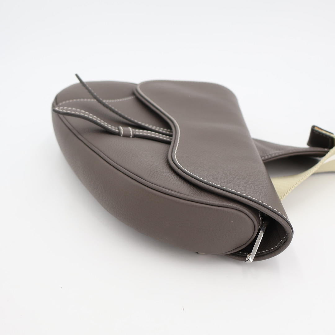 ディオール DIOR SADDLE サドル ボディバッグ レザー ダークネイビー