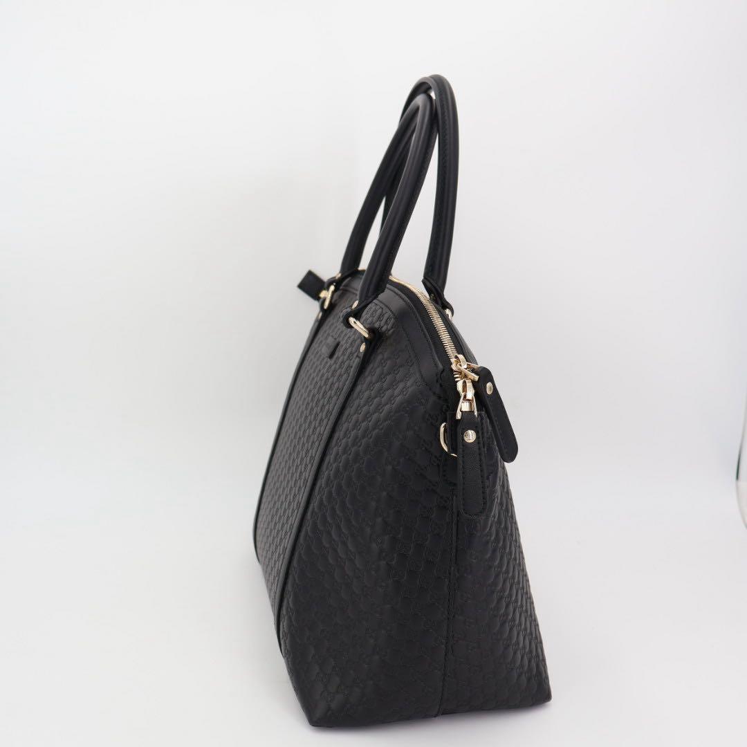 グッチ GUCCI ハンドバッグ ショルダーバッグ ショルダーバッグ マイクログッチシマ ネイビー 449657 レザー 2WAY
