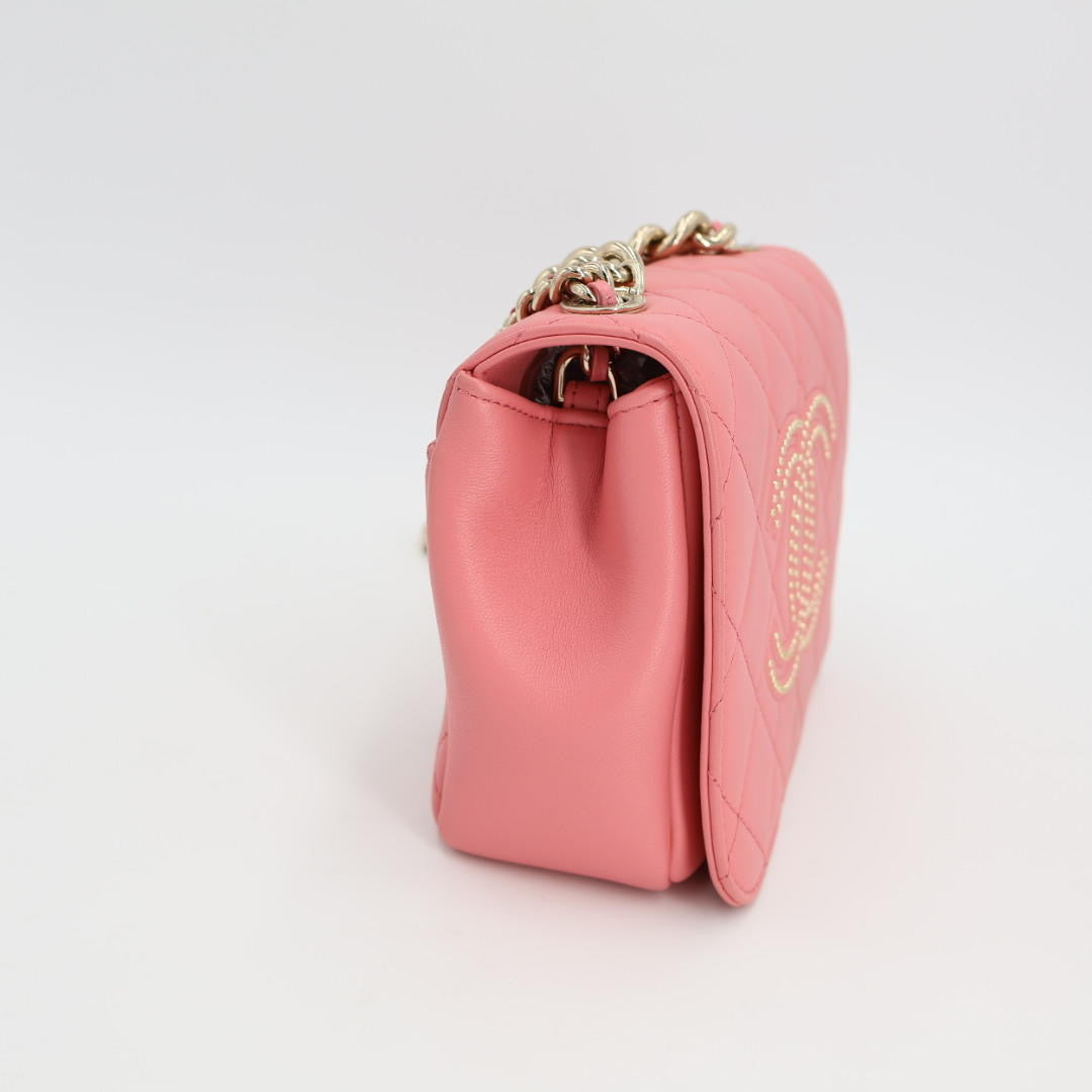 シャネル CHANEL チェーンショルダーバッグ マトラッセ ココマーク