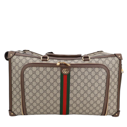 グッチ GUCCI ウェブ ストライプ付き GG スモール ペット キャリー