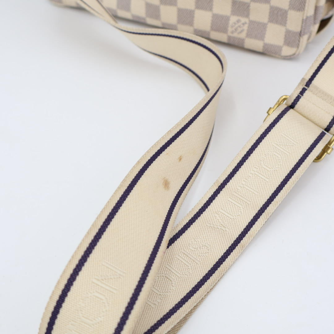 ルイ ヴィトン LOUIS VUITTON ダミエ アズール ナヴィグリオ N51189 ユニセックス ショルダーバッグ